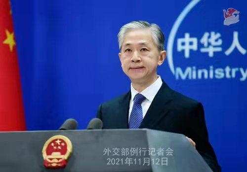 外交部發(fā)言人汪文斌。薛偉 攝