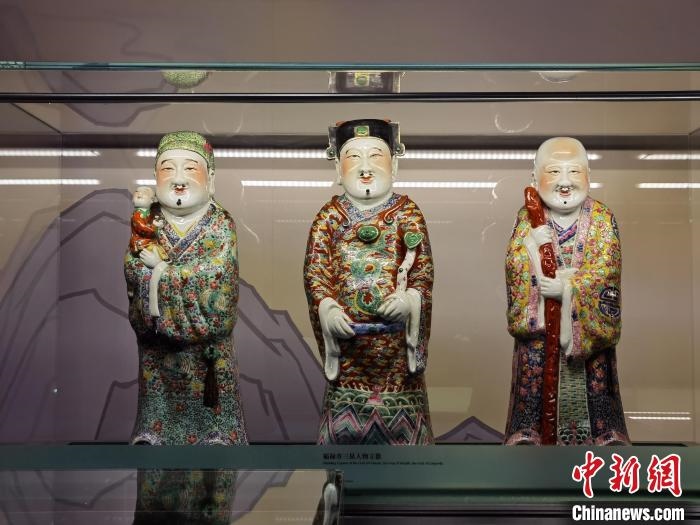 福祿壽三星人物立像?！∩虾Ｊ袣v史博物館 供圖