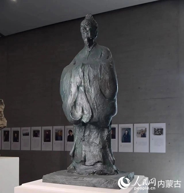 吳為山作品《管子》。實習(xí)生 楊光攝