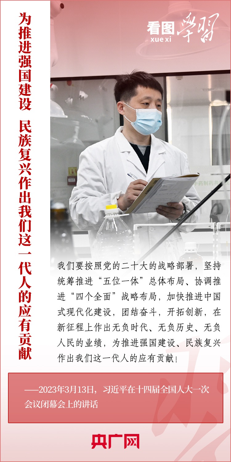 看圖學(xué)習(xí)丨為推進(jìn)強國建設(shè)、民族復(fù)興作出我們這一代人的應(yīng)有貢獻(xiàn)