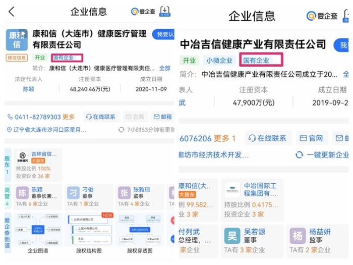 截圖自愛企查。