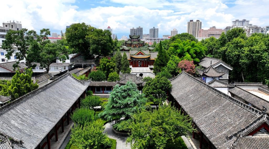 近日拍攝的陜西省漢中市博物館。新華社記者 劉瀟 攝