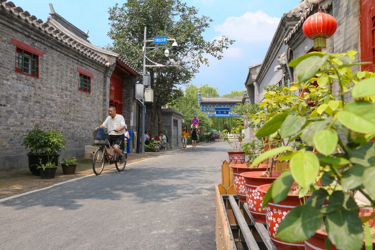  北京市南鑼鼓巷片區(qū)雨兒胡同（2019年7月25日攝）。