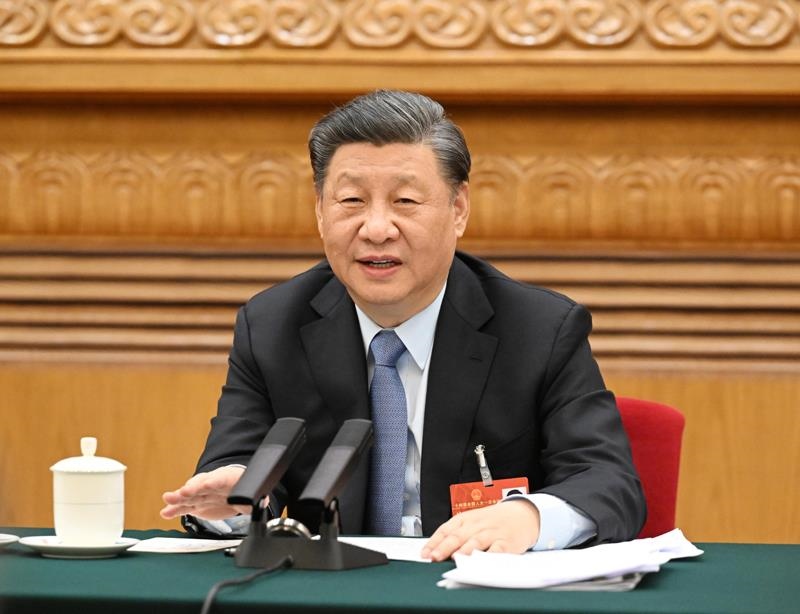 2023年3月5日，習(xí)近平總書記參加十四屆全國人大一次會(huì)議江蘇代表團(tuán)審議。