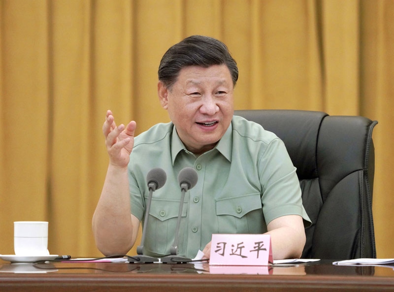 2023年7月26日，習(xí)近平到西部戰(zhàn)區(qū)空軍視察。