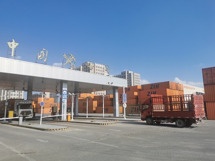 鄭州國際陸港海關(guān)監(jiān)管場(chǎng)所。鄭州車站海關(guān)供圖