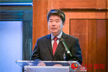 李立言致辭。人民網(wǎng) 郭錦標(biāo)攝