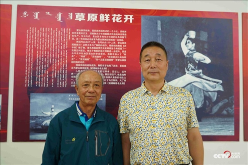 ?。▽O普〔左〕與吳恩〔右〕 央視網(wǎng)記者隋佳桐 攝）