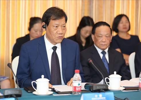 中國社會工作聯(lián)合會會長陳存根致辭。主辦方供圖