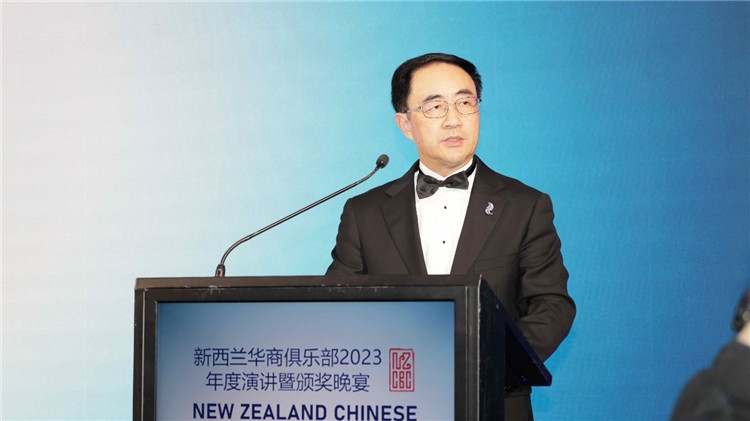 新西蘭華商聯(lián)合總會(huì)主席楊健。攝影：張凱