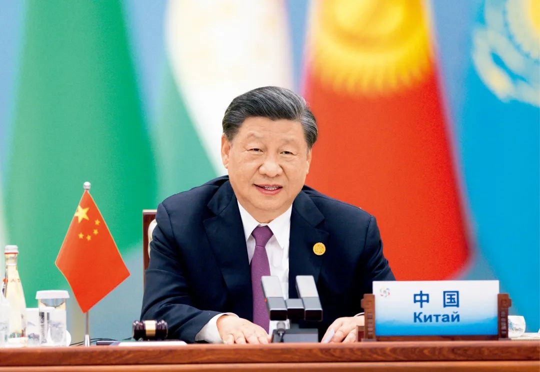 2023年5月19日上午，國家主席習(xí)近平在陜西省西安市主持首屆中國—中亞峰會并發(fā)表題為《攜手建設(shè)守望相助、共同發(fā)展、普遍安全、世代友好的中國—中亞命運共同體》的主旨講話。圖/ 新華社記者 黃敬文 攝