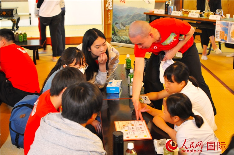 中日青少年聯(lián)歡交流會(huì)現(xiàn)場(chǎng)。人民網(wǎng) 蔣曉辰攝