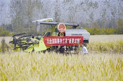 圖②：干警就地解紛場(chǎng)景。