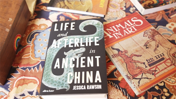 羅森教授新書《古代中國的今生與來世》。黃鏗攝
