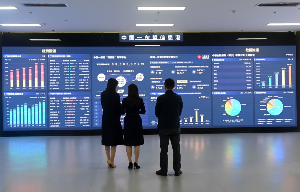 中國(guó)—東盟信息港股份有限公司展廳。