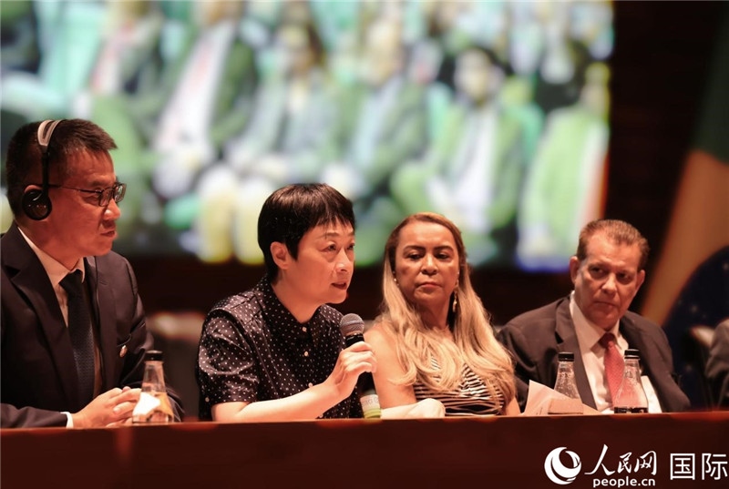 田敏出席論壇開幕式并致辭。人民網(wǎng)記者 時元皓攝