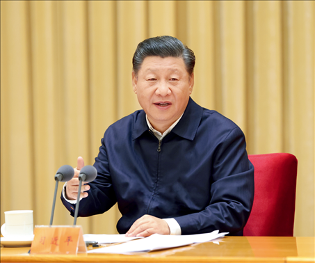 2020年11月16日至17日，中央全面依法治國工作會(huì)議在北京召開。中共中央總書記、國家主席、中央軍委主席習(xí)近平出席會(huì)議并發(fā)表重要講話。圖/新華社記者 龐興雷 攝