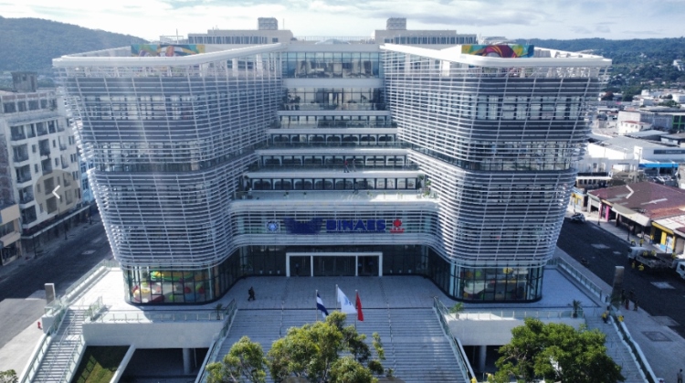 圖為中國援建薩爾瓦多國家圖書館實(shí)景。 圖片由中國援薩爾瓦多國家圖書館項(xiàng)目施工技術(shù)組提供