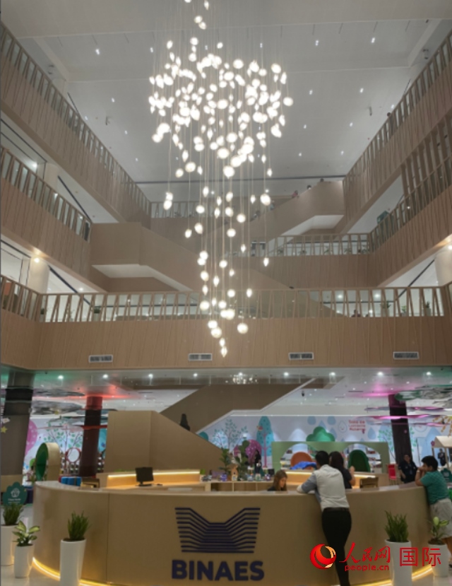 圖為中國援助薩爾瓦多國家圖書館內(nèi)景。 人民網(wǎng)記者 彭敏攝