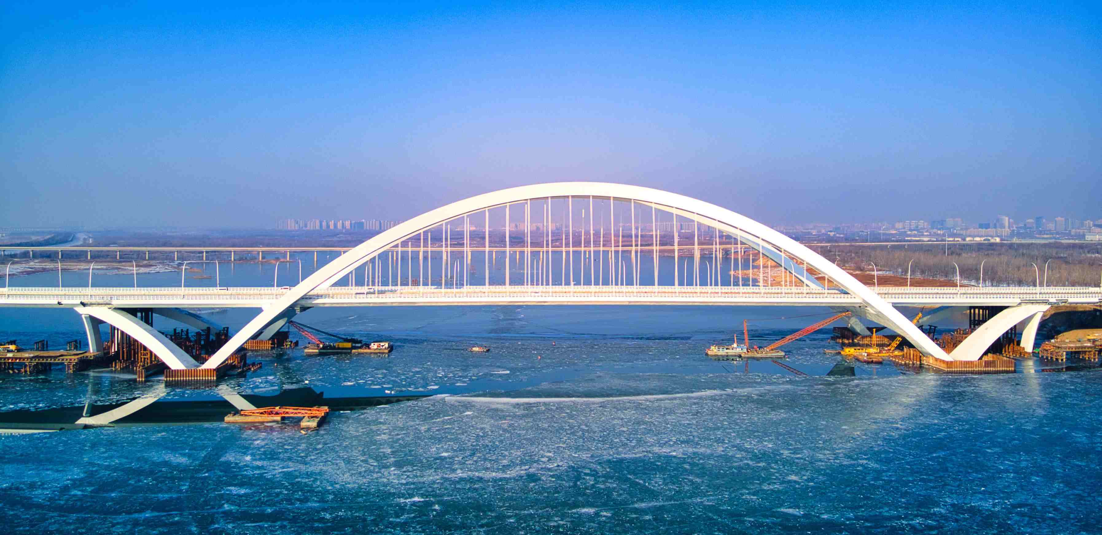 開(kāi)通后的京雄大橋。受訪(fǎng)方供圖