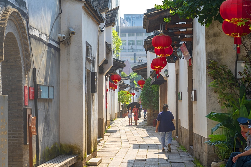 2019年6月28日，福建福州，三坊七巷風光。