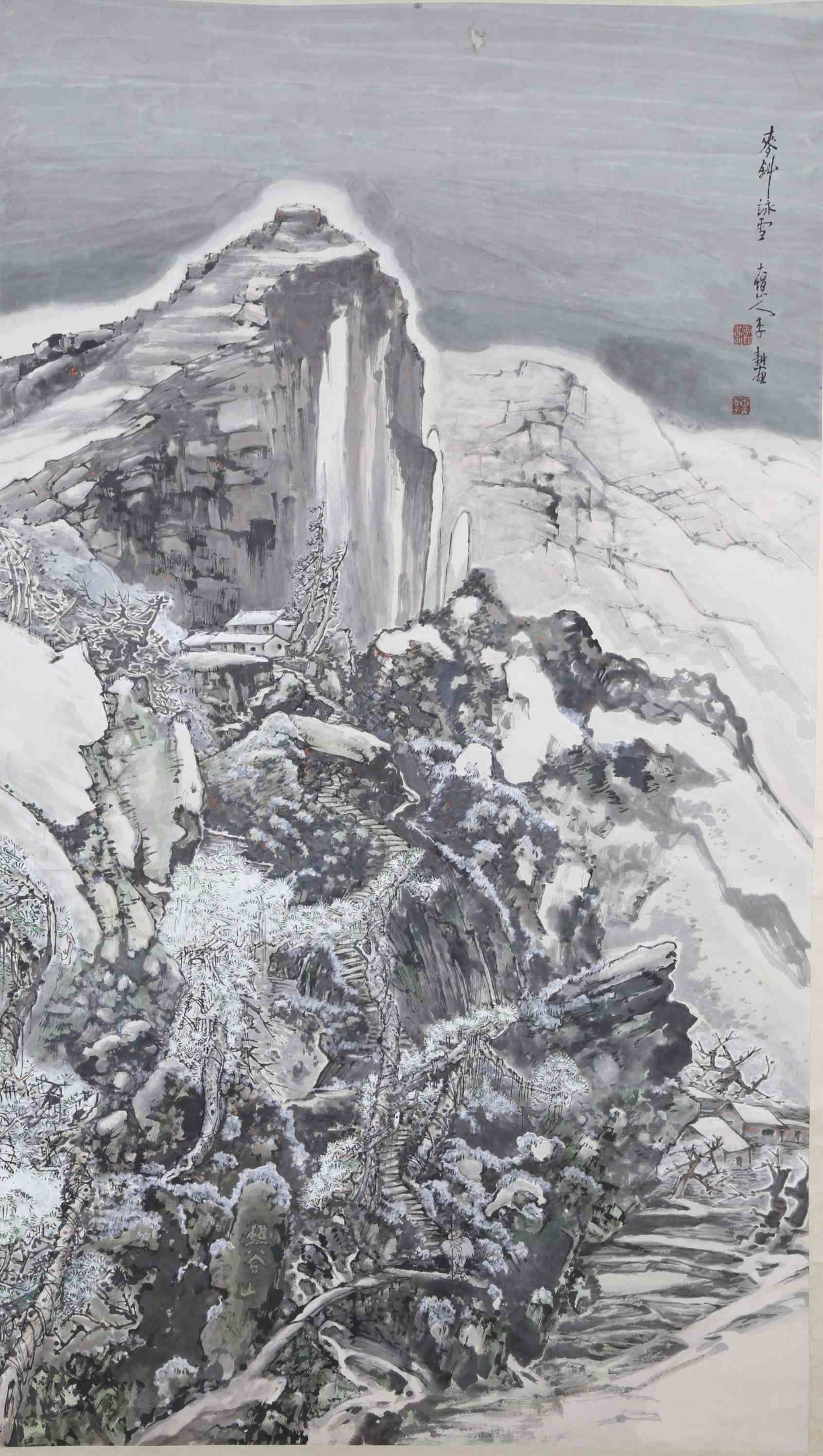李耕畫作。(仙游縣博物館供圖)