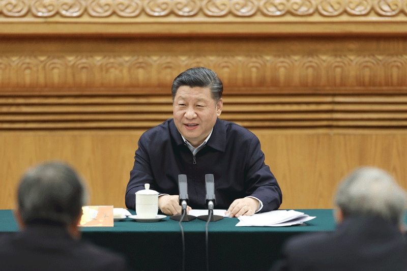 2019年3月18日，習(xí)近平總書記在北京主持召開學(xué)校思想政治理論課教師座談會(huì)并發(fā)表重要講話。