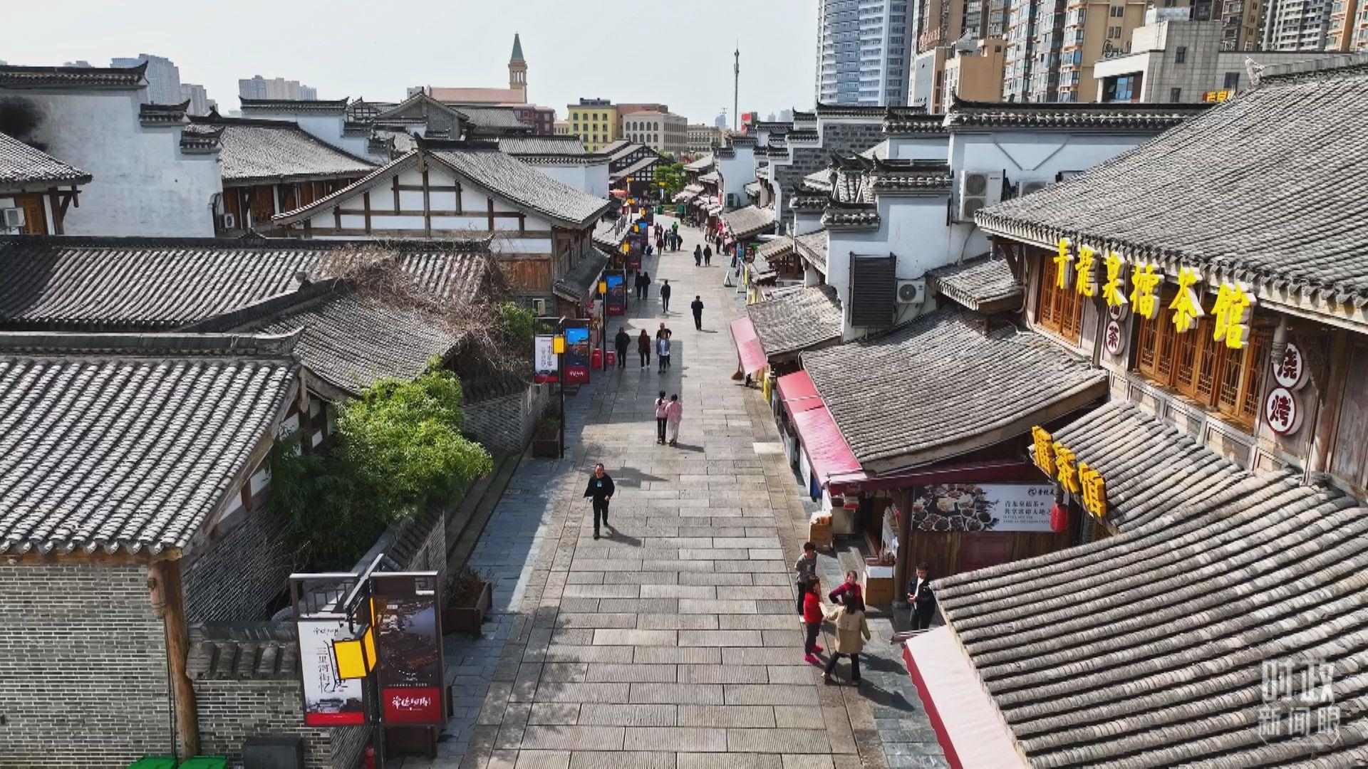 △常德河街。（總臺記者姚鵬、溫盛強拍攝）