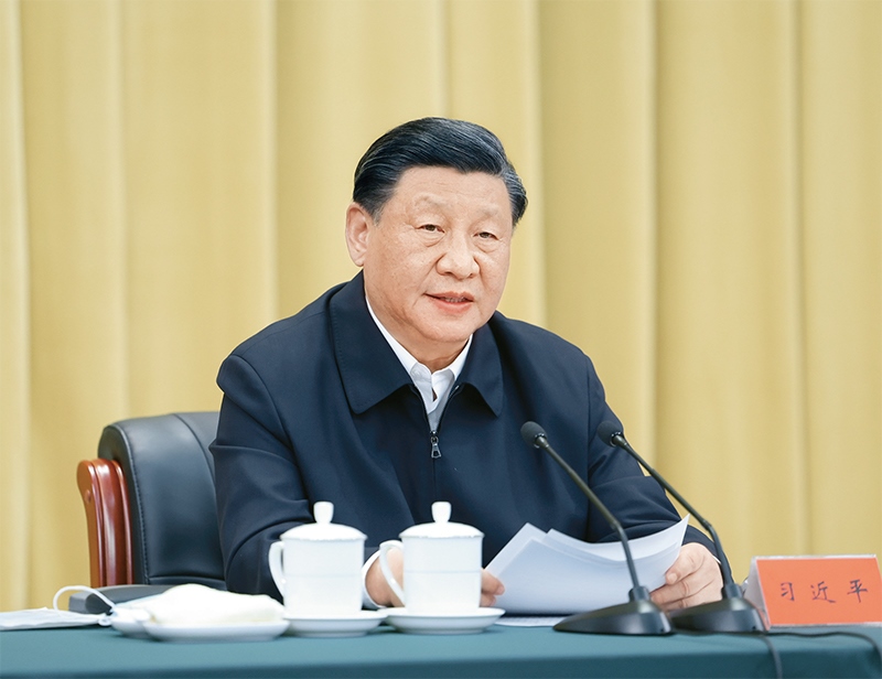 2023年6月2日，中共中央總書記、國家主席、中央軍委主席習近平在北京出席文化傳承發(fā)展座談會并發(fā)表重要講話。 新華社記者 鞠鵬/攝