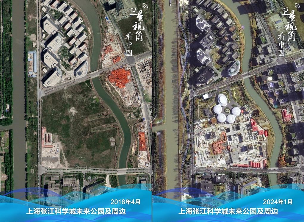 張江科學(xué)城未來公園從無到有，將打造代表人工智能發(fā)展最前沿、最高端成果的集中展示區(qū)、產(chǎn)業(yè)集聚區(qū)。