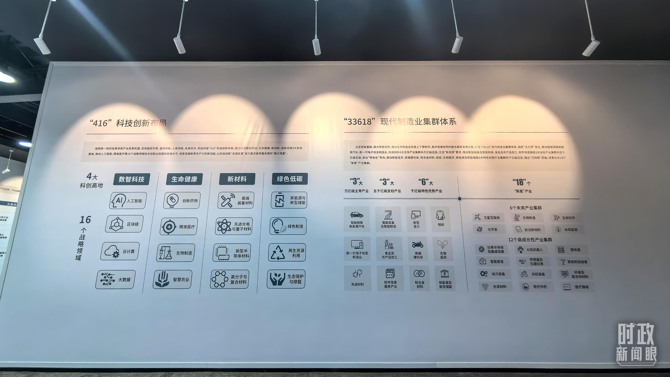 △重慶科技創(chuàng)新和產(chǎn)業(yè)發(fā)展成果展示。（總臺(tái)央廣記者潘毅拍攝）