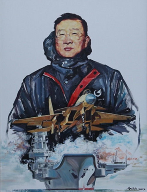 《羅陽》油畫。校方供圖