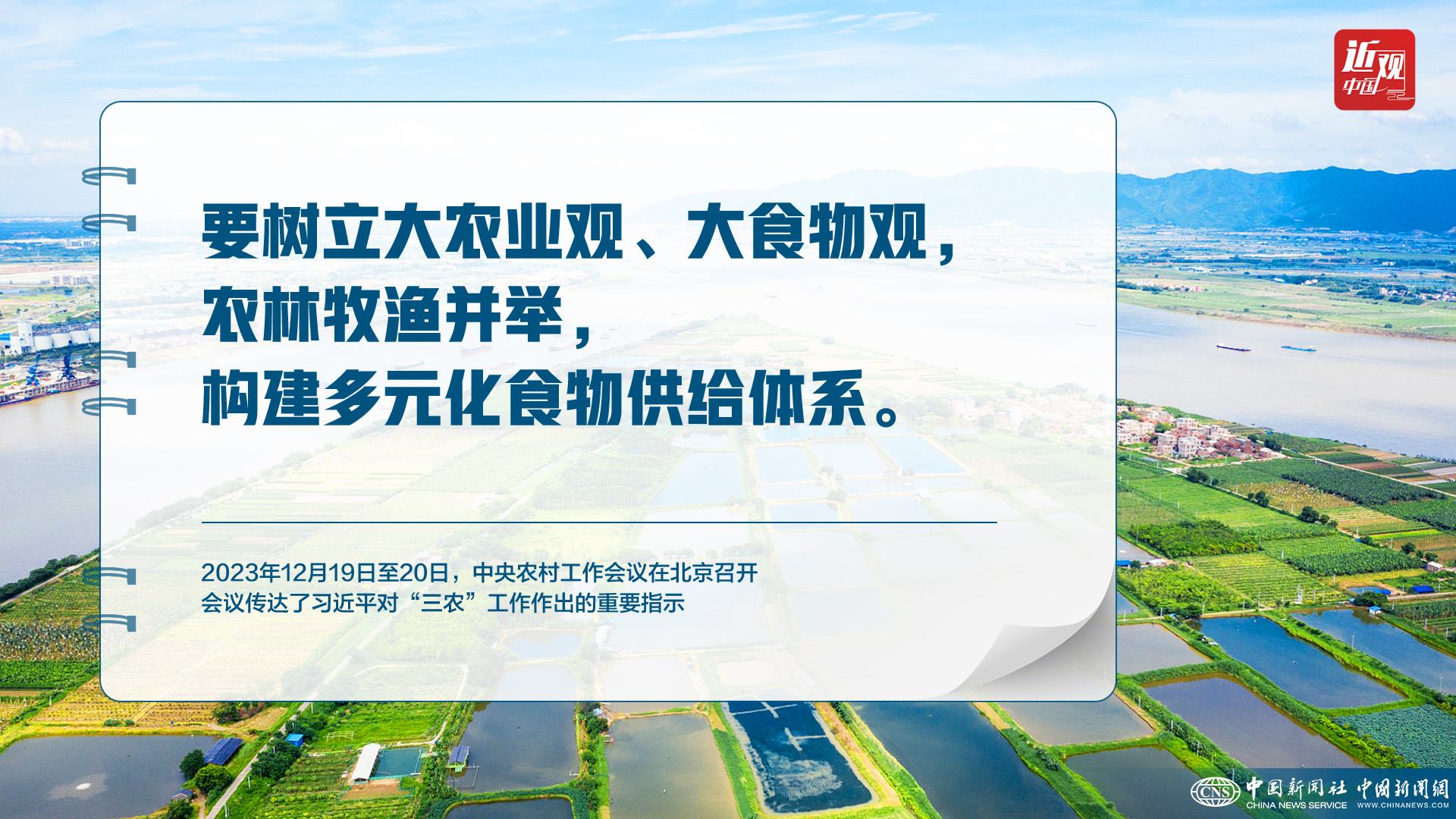 習近平：樹立大食物觀，構建多元化食物供給體系