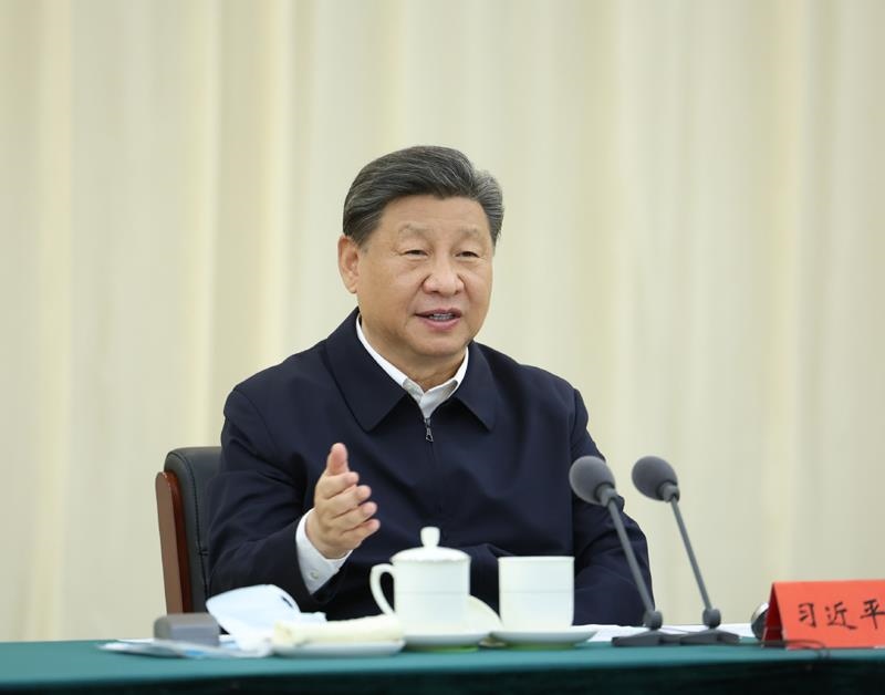 △2023年6月6日，習近平總書記在內(nèi)蒙古巴彥淖爾主持召開加強荒漠化綜合防治和推進“三北”等重點生態(tài)工程建設(shè)座談會并發(fā)表重要講話。