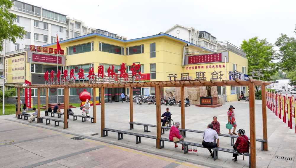 6月20日拍攝的長(zhǎng)城花園社區(qū)一角（無人機(jī)照片）。