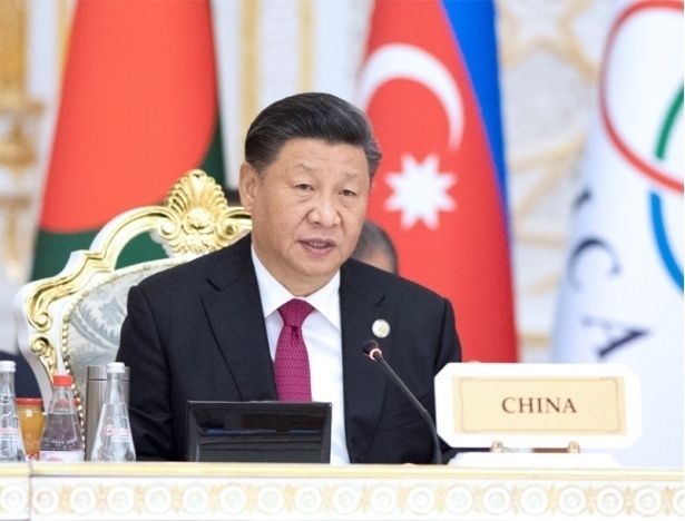 2019年6月，亞洲相互協(xié)作與信任措施會議第五次峰會在塔吉克斯坦首都杜尚別舉行。國家主席習(xí)近平出席峰會并發(fā)表題為《攜手開創(chuàng)亞洲安全和發(fā)展新局面》的重要講話。新華社記者 謝環(huán)馳 攝