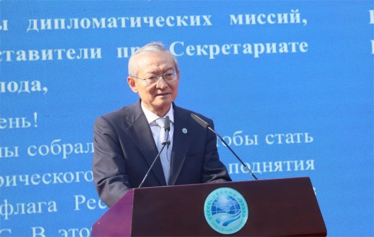 上合組織秘書長張明出席活動并致辭。主辦方供圖
