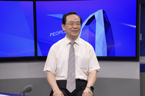 中國人民大學(xué)法學(xué)院教授、博士生導(dǎo)師楊建順。人民網(wǎng)記者 王曉嘯攝