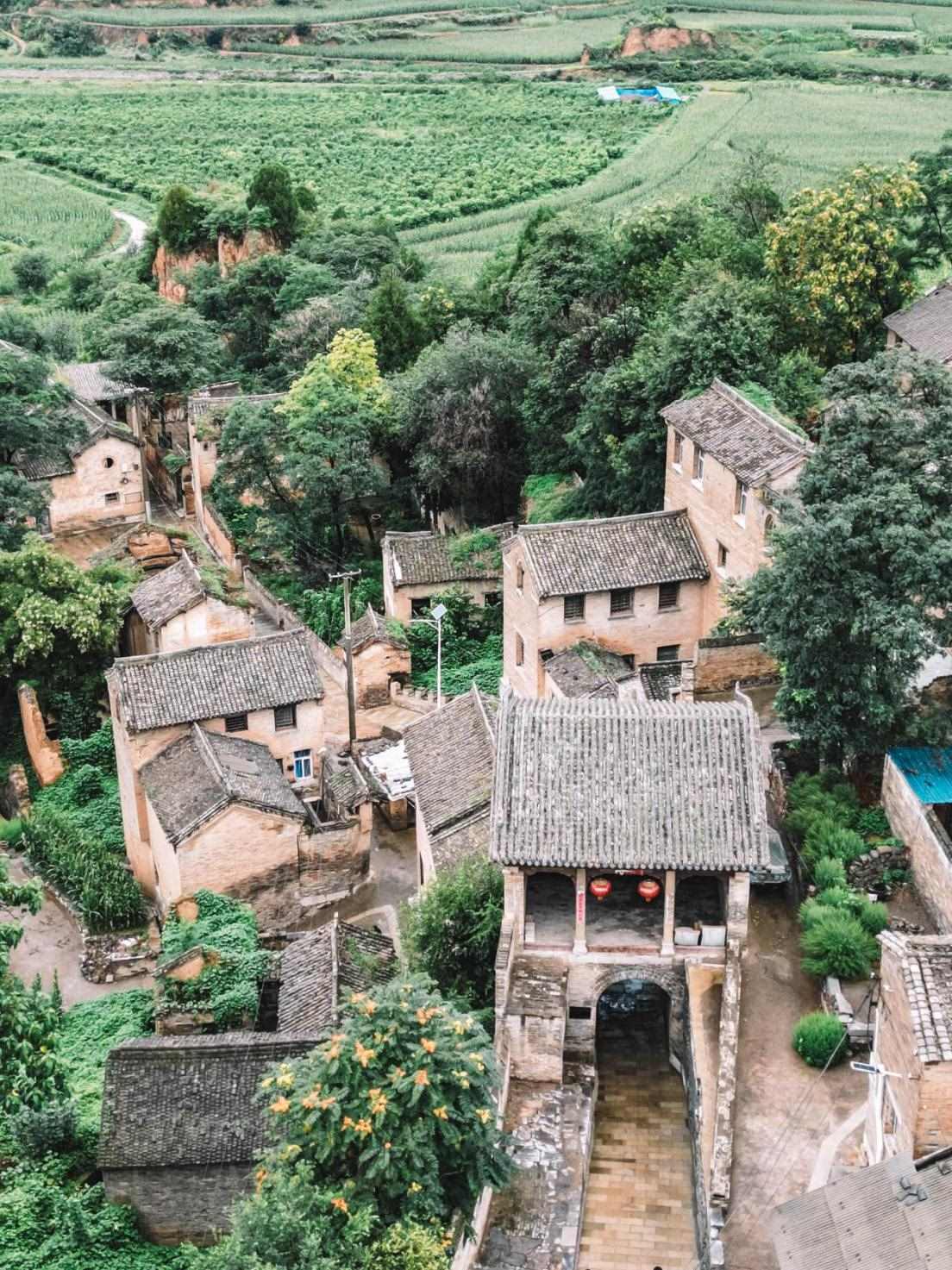 高平市永寧寨村，有許多明清建筑。王劍攝