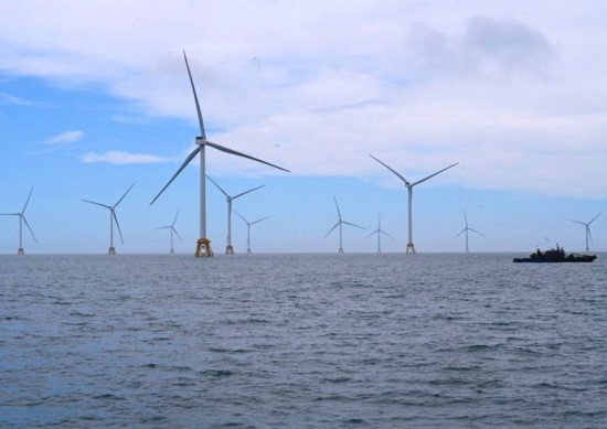 2024年6月19日拍攝的三峽集團(tuán)漳浦二期海上風(fēng)電項目。新華社記者 林善傳 攝