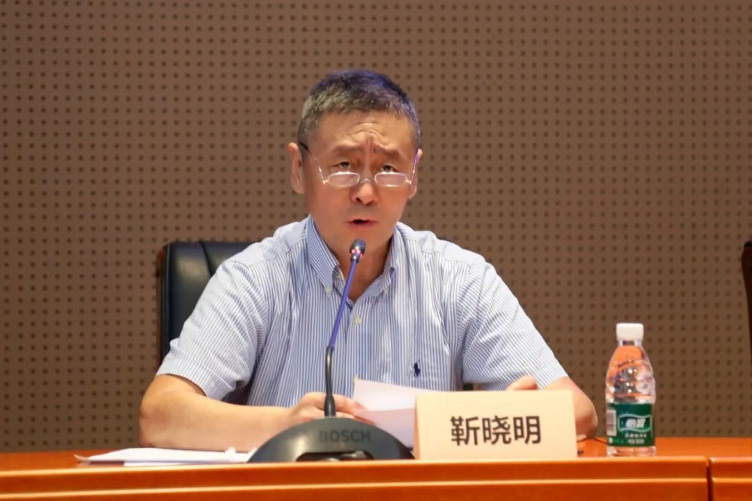 科技外交專家委員會(huì)主任委員、科技部國(guó)際合作司原司長(zhǎng)靳曉明致辭。主辦方供圖