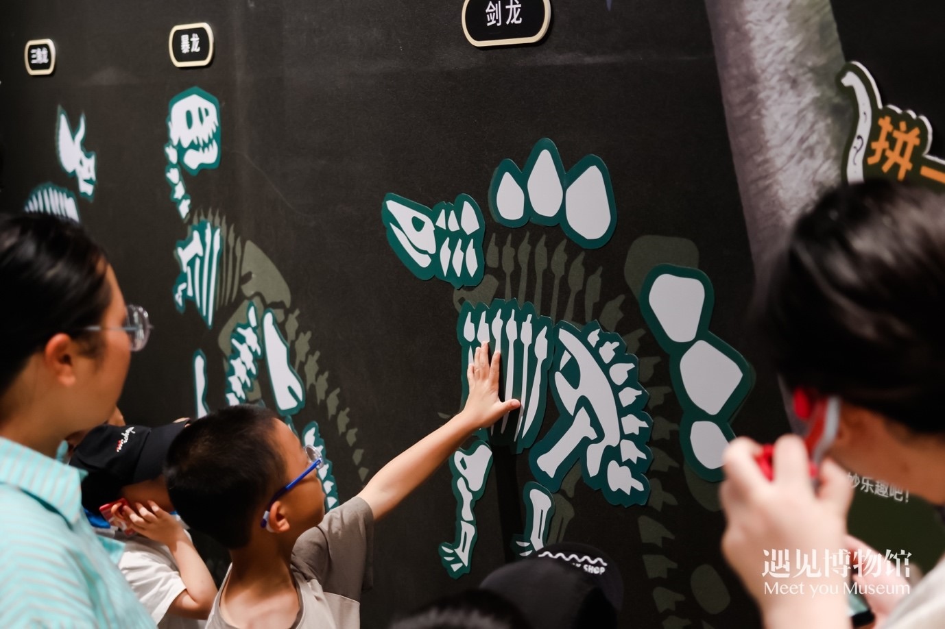 5. “2億年的地球記憶——恐龍化石特展”互動區(qū)域。遇見博物館供圖