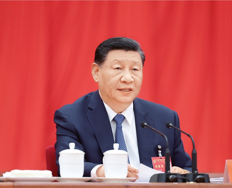 中國共產(chǎn)黨第二十屆中央委員會第三次全體會議，于2024年7月15日至18日在北京舉行。中央委員會總書記習(xí)近平作重要講話。 新華社記者 鞠鵬/攝