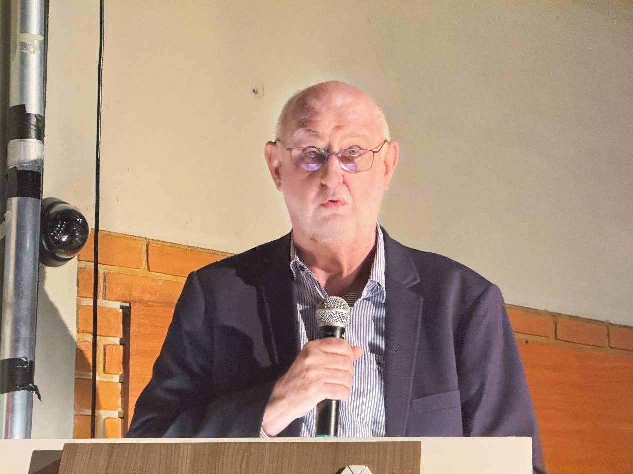 圣保羅州立大學孔子學院巴方院長保利諾在活動中致辭。圣保羅州立大學孔子學院供圖