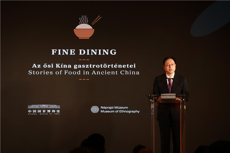 中國國家博物館副館長楊帆致辭。圖片由中國駐匈牙利大使館提供。
