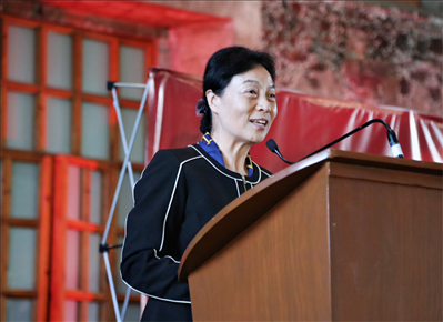 李雅芳作主旨發(fā)言。主辦方供圖