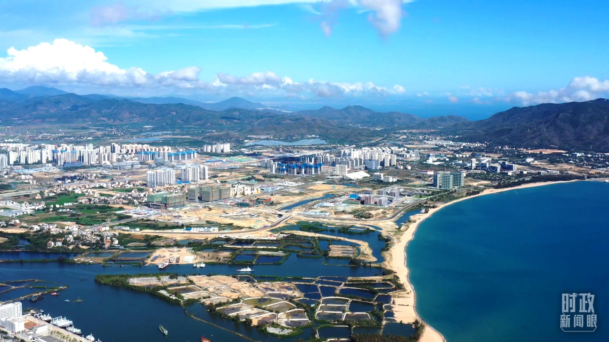 海南崖州灣科技城。（總臺記者張偉克拍攝）