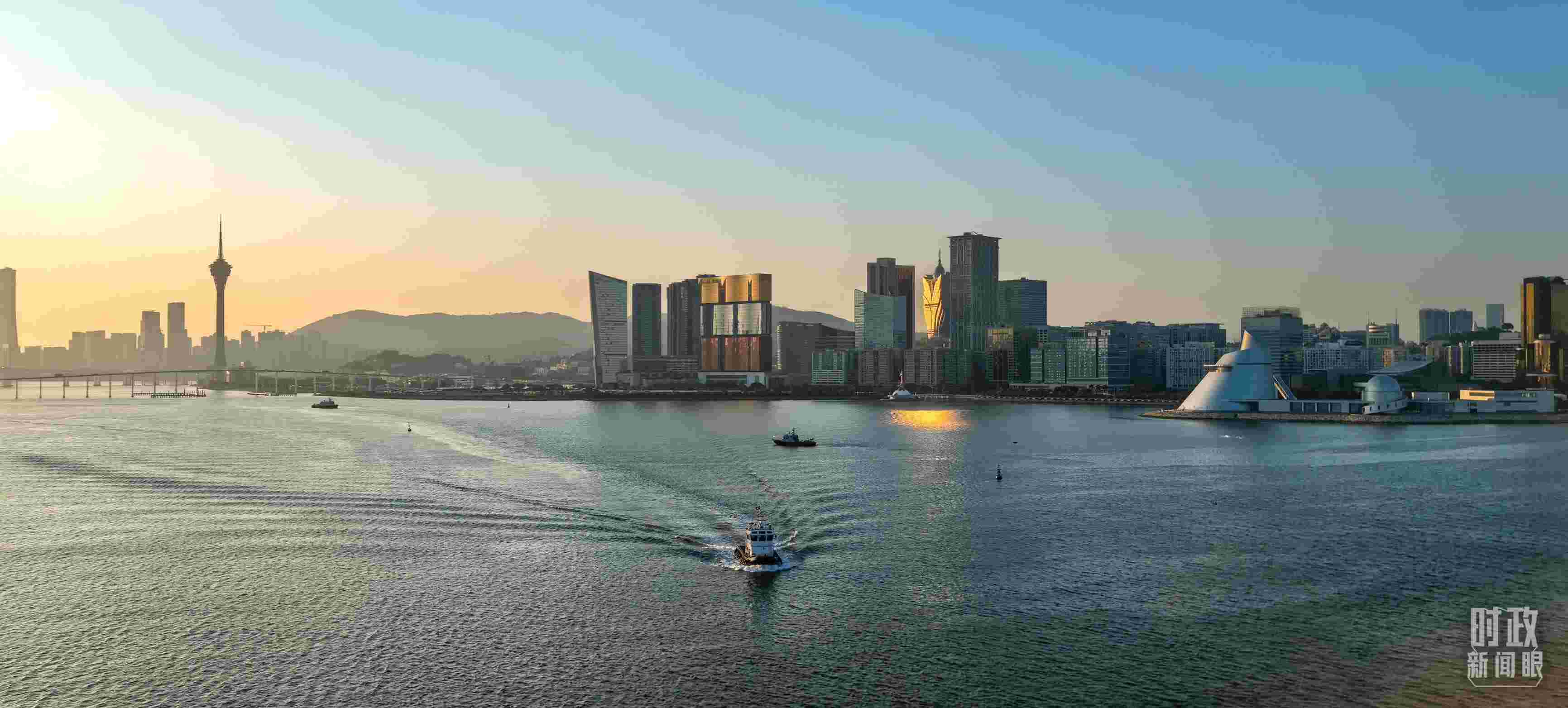 △澳門風光。（總臺央視記者王子杭拍攝）