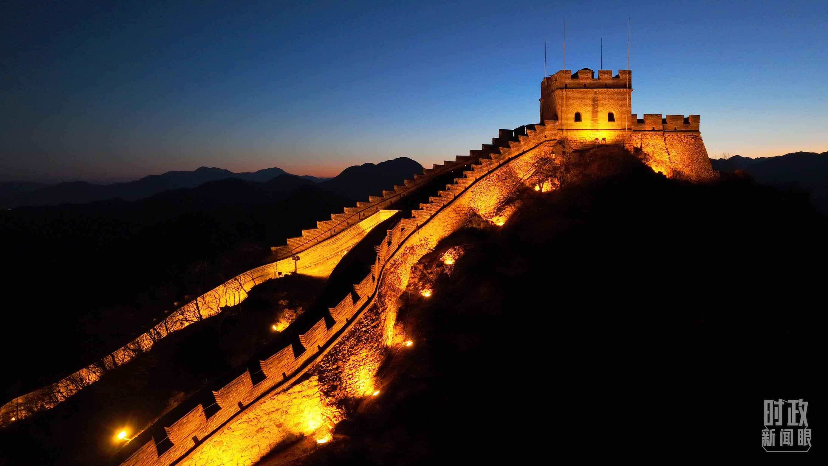 △北京居庸關(guān)長城。（總臺(tái)央視記者范凱拍攝）