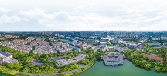 成都理工大學全景航拍圖。成都理工大學供圖